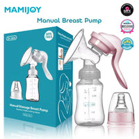 AeroNest™ Manual Breast Pump – BPA-Free Milk Suction Bottle for Postpartum Moms
