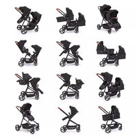 AeroNest™ AirGlide™ 2-in-1 Travel Stroller | Foldable, Lightweight & Convertible Baby Bik