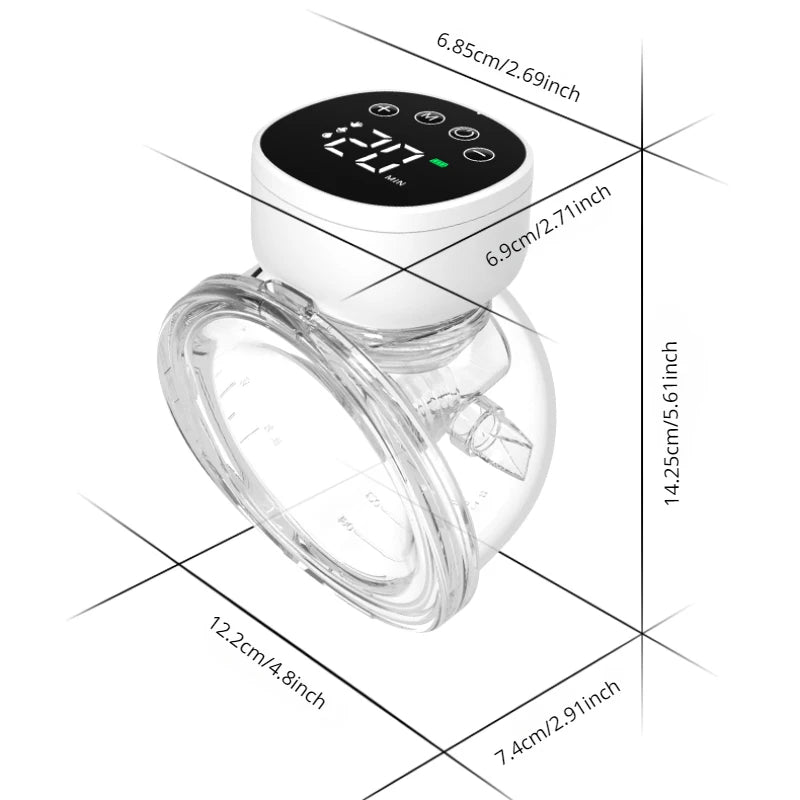 AeroNest™ Wearable Electric Breast Pump – Hands-Free Automatic Milk Expression