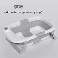 AeroNest™ Smart Baby Bathtub | Soft Cushion, Built-in Thermometer &amp; Portable Design