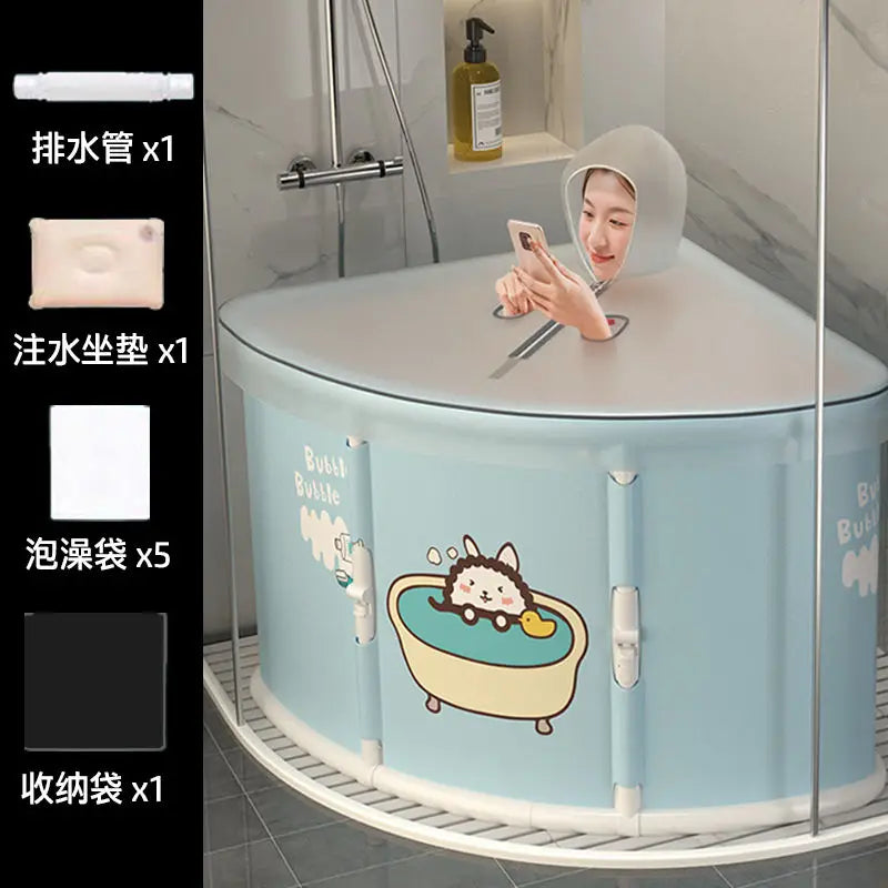 AeroNest™ Foldable Baby Bathtub | Portable, Temperature-Safe & Space-Saving Design