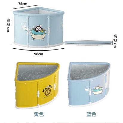 AeroNest™ Foldable Baby Bathtub | Portable, Temperature-Safe & Space-Saving Design