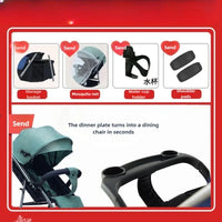 AeroNest™ 2025 2-in-1 Baby Stroller | Sit & Lie, Lightweight, One-Button Fold