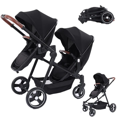 AeroNest™ AirGlide™ 2-in-1 Travel Stroller | Foldable, Lightweight & Convertible Baby Bik