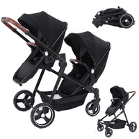 AeroNest™ AirGlide™ 2-in-1 Travel Stroller | Foldable, Lightweight & Convertible Baby Bik